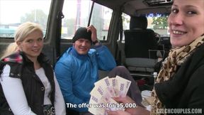 Swinger Party In The Car