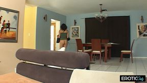 Housewife fucks neighbor's son