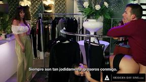 MODERN-DAY SINS - Vendor Bella Rolland Has SNEAKY SEX With Client Lexi Luna'_s BFF -SPANISH SUBTITLES