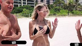 Sugar Daddy seduces cougar blonde and petite Asian cutie