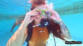 Aquaphilias- Bunny Fae- Her First SCUBA Lesson in Leohex