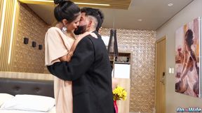 Husband Asks a Black Guy to Ass Gape His Wife Teh Angel