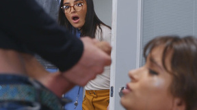 ”Brazzers - Squirter Hall Monitor Emily Willis Helps On Dorm Babe With Muff Juice”