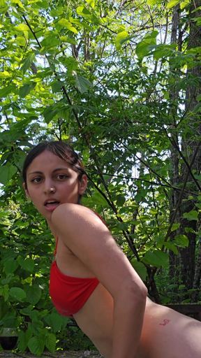 Hardcore Sex With My Travel Companion In A FOREST Cabin   Clip 1