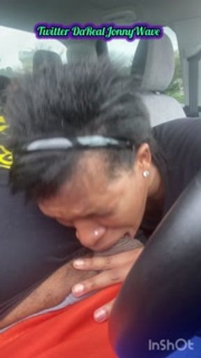 OMG!!! MZ K nasty sloppy head public throatjob