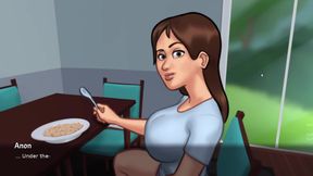 step sister and anon make hot seen in summertime saga part 41