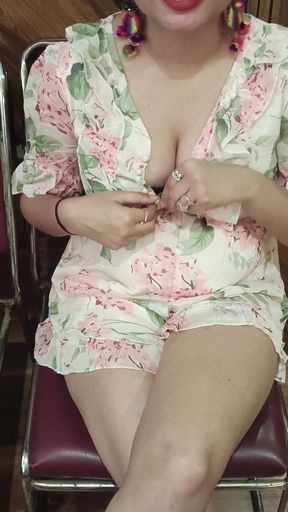 Hot Girl Nude with Her Office Friend While Playing Stone Paper Game   Clip 2