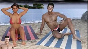 Hotwife Ashley: swinger couple's on the beach ep 17