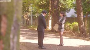 Strict Office Boss Ayatsuki Nanao Reveals Her Playful Side in Steamy Encounter