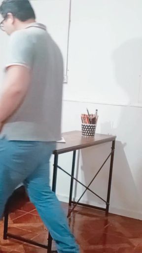 Horny BBW teacher has sex with her best friend's stepson while giving him private lessons   Clip 1