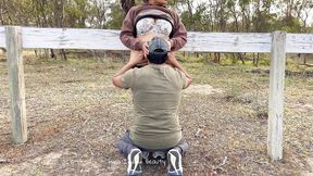 Sexy Indian Couple Making Love in Outdoor - Desi Public Romance - Pussy Licking - Boobs Press - Risky Sex
