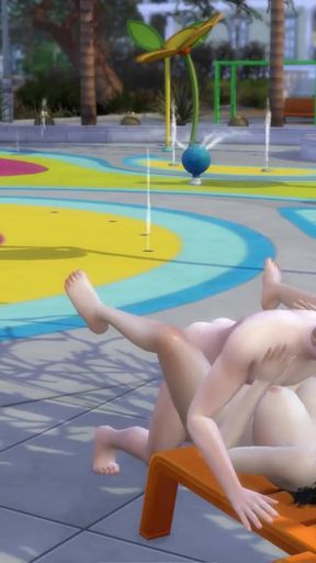 The sims public sex cum inside   Clip 3