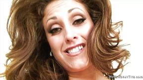 Big natural tits POV blowjob and titty fuck