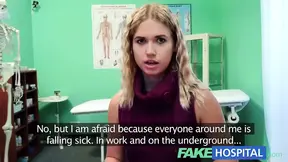 SexHospital Cute blonde teen with soft young natural body