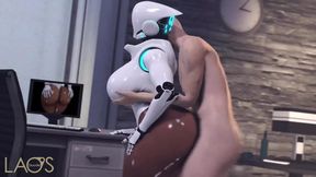 Happy Guy Testing New Sex Toy Robot 2