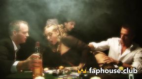 That whore enjoys the gang-have sex with 3some sex cocked men -