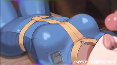 Fallout Parody: Redhead Vault Girl Gives a Blowjob Vault Trip checkup (2D Animation)