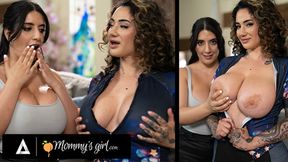 MOMMY'S GIRL - Tattooed Arabelle Raphael's Bike Outfit Ignites Big Naturals Sarah Arabic's Lust