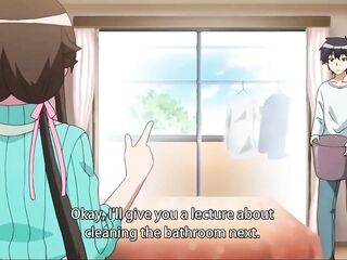 Aged nympho rides on top of her partner Manga anime
