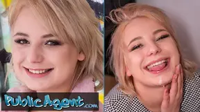 Public Porn Short hair blonde amateur teen with soft natural body picked up as bus stop and fucked in a basement