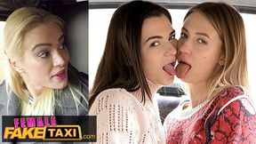Blonde babes in for lesbian fuck fest