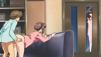 Step Mom Catches Stepson Pounding Stepsister inSTEAMING Hentai Action