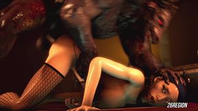 Kitana Vs Minotaur
