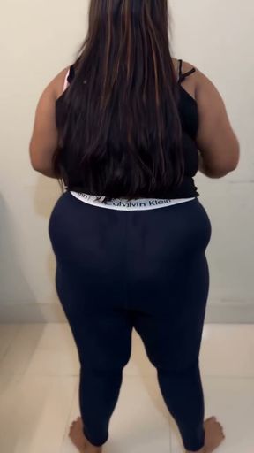 Sfw Vlog: Big Ass BBW Big Boobs Muslim Girl Anippe Show Her Morning Routing!