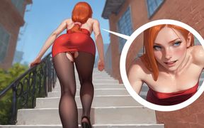 My Redhead Wife Trying Rough Deepthroat Liveonline - 3D Hentai Animated Porn - Mila Ai
