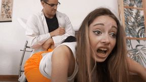 il medico del carcere, una detenuta troppo eccitante (1 parte) - the prison doctor, a too hot inmate (1 part)