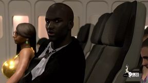 Ms. Jiggles Gets raunchy on the airplane