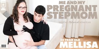 Mellisa is pregnant stepmom who craves the cock from her stepson who loves to give her a creampie!