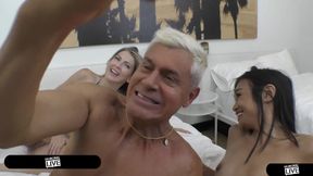 All Mighty Ring Gives Small Dick Power In Creampie Threesome W Gigi Dior &amp; Jade Kimiko - Immoral Live 4K