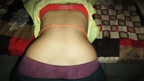 Dressed sister-in-law's with a long penis