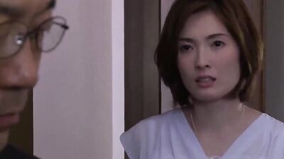 Asian housewife is licked and fucked by husband's perverted daddy