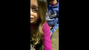 Argentine teen blows random guy in public