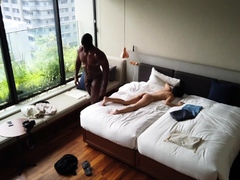 Cheating Asian wife can't resist big black cock temptation