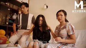 Asian long-haired married woman with big tits and a
