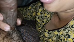 Bangladeshi Village Wife My husband was not at home, I got my stepbrother blowjob to fuck me (Banglla voice)