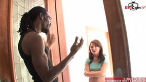 Brunette Teen wants the huge BBC in her tight wet pussy
