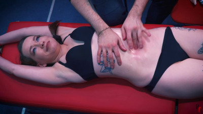 Lada's sweet belly - The biggest session with blows, licking and deep navel penetration