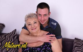 BBW Granny Babet Just Loves Fucking &amp; Sucking Toy Boy's so Much!