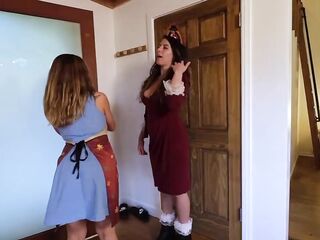 Taboo Thanksgiving Breeding Ceremony! Squirt Whore Gets Double Stuffed - Chloe Kreams, Aderes Quin, Steve Rickz