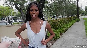 Slutty Survey Starring Ebony Teen 18+ Nia Nacci In Reality Pov Hardcore
