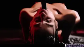 Petite girl gets monstrous cock and blown up by a cartoon monster in an