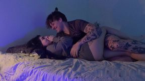 Intimate Bed Session with Real Couple - Slow Deep Missionary Full of Kisses