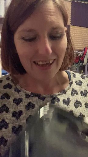Stepmommy Uses a Catheter to Piss Directly Onto Her Phone