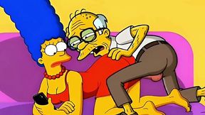 Marge has always been a slut for some hard dick - Simpson's porn