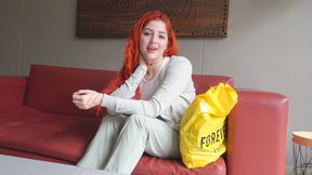 Cute Pale Redhead Amateur Latina Fucked By American At Fake Casting!