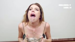 Macarena Lewis: Bukkake in 4K